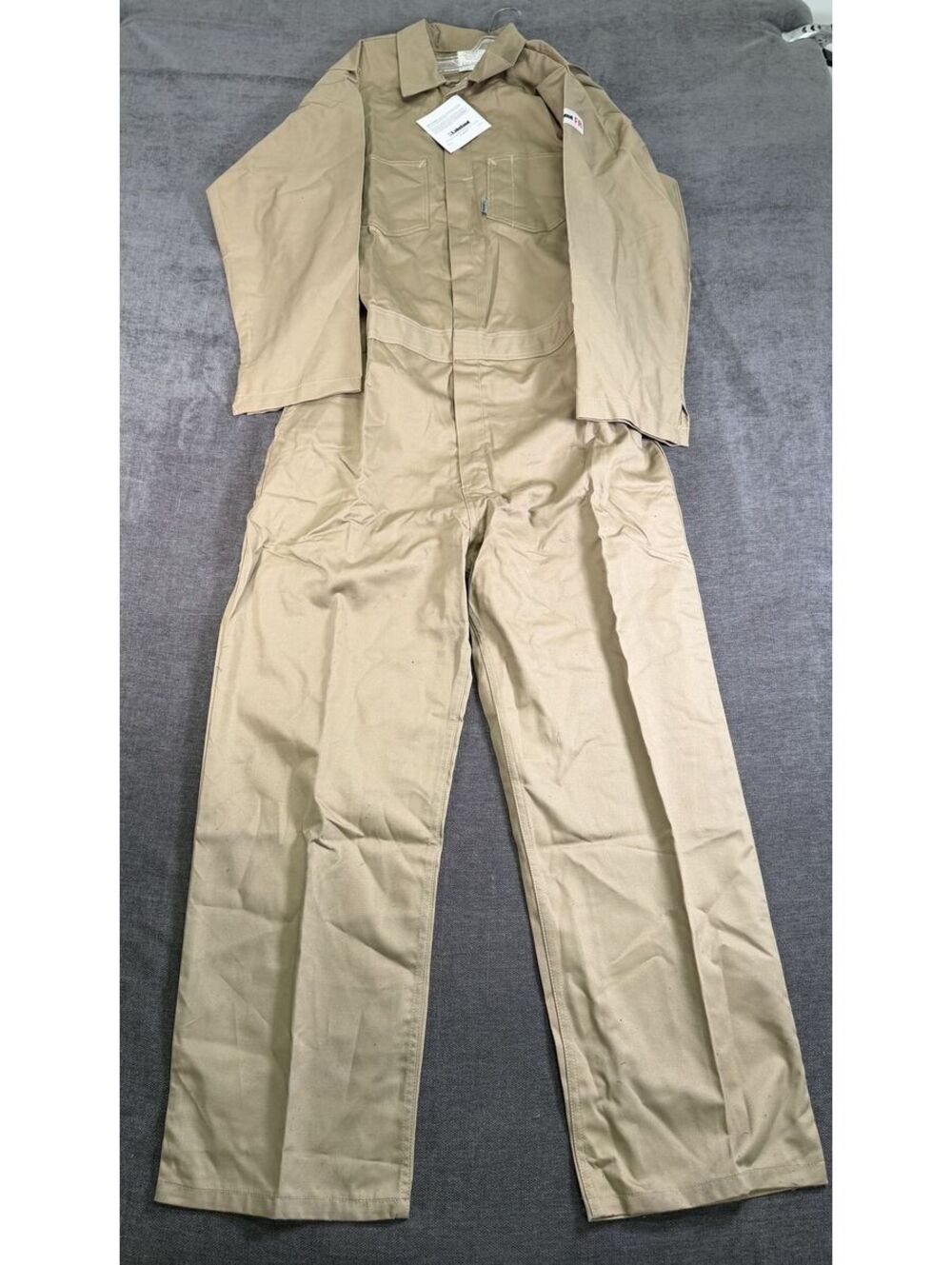 Lakeland FR Flame Resistant Beige Protective Coveralls with Pockets
